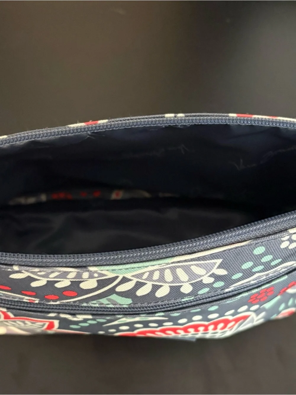Vera Bradley Nomadic floral pattern, travel, cosmetic bag